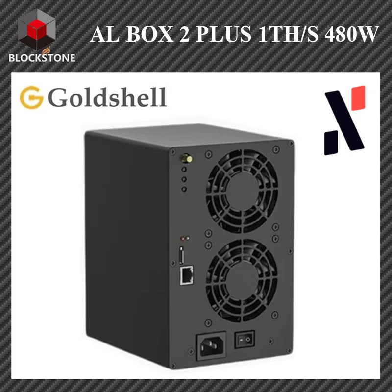 New Goldshell AL Box II Plus 1TH/s 480W ALPH Miner ALEPHIUM Mining Goldshell AL BOX 2 plus Aisc Miner ALPH Goldshell ALBOX ALPH