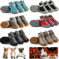 Dog Shoes for Large Dogs Medium Dog Boots Paw Protectors For Winter Snowy Day Summer Hot Pavement Waterproof Anti Slip Sole