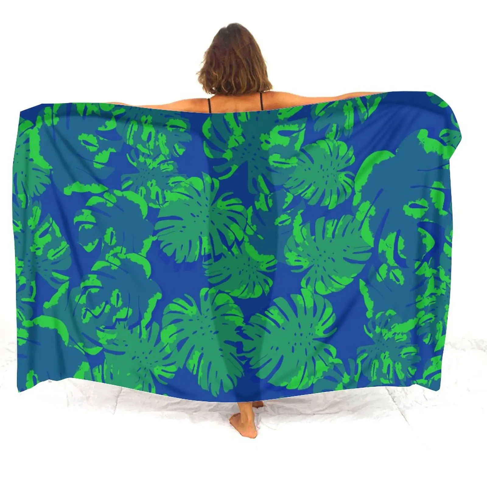 Cappotto Bikini Sarong Party Sarong Polynesian Art Print Sarong Ladies Beach Wrap sciarpa a vento 2023 Summer beachmare Sarong