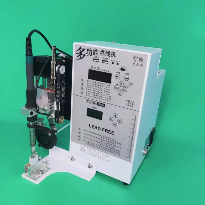 Mesin Solder Mini, Stasiun Solder untuk Pengelasan Titik USB, Steker DC, Kabel Daya Lampu LED Solder Las Besi Solder
