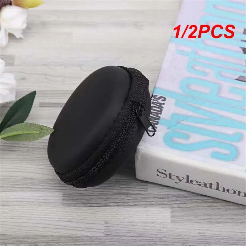 

1/2PCS Mini Earphone Holder Case Storage Protective Box Headphone bag Earbuds Accessories Usb Data Cable Memory Card Outdoor