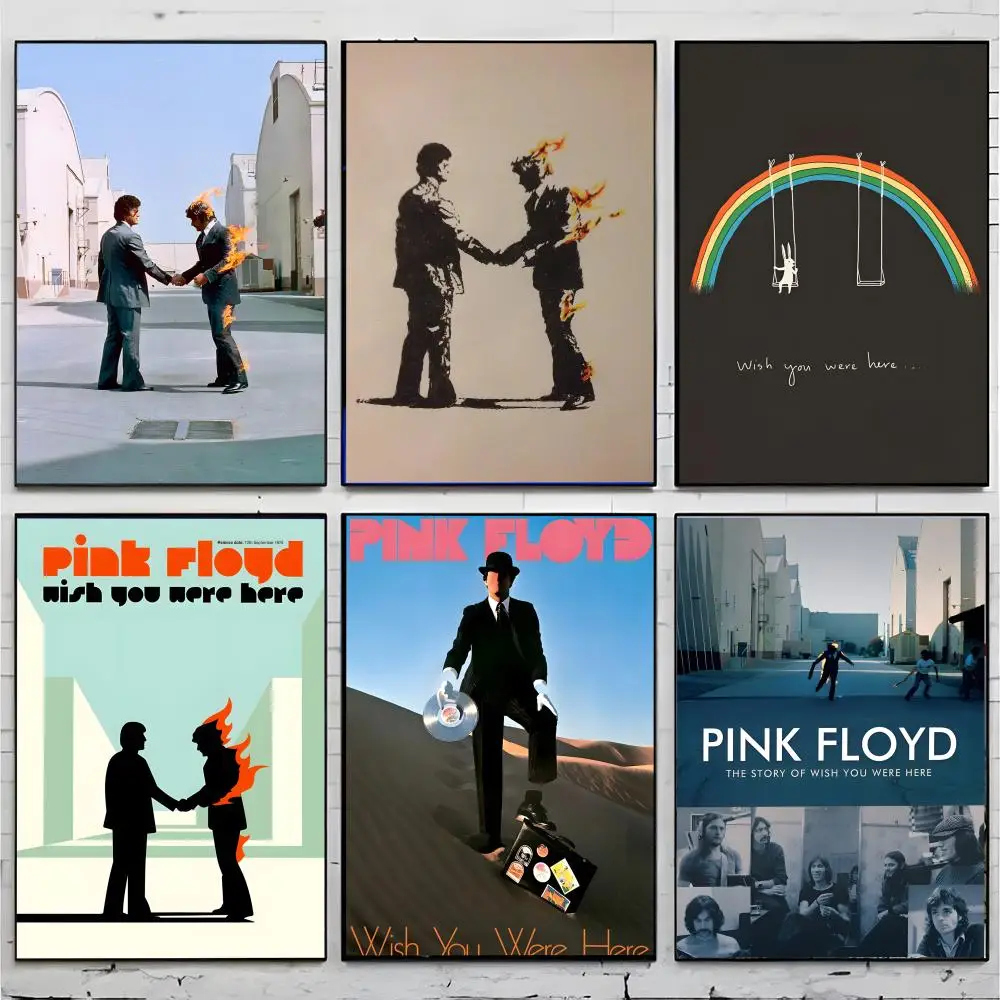 Album Classic W-Wish You Were Here Poster Premium Decor Art & Gift for Household Lounge Home Ornaments
