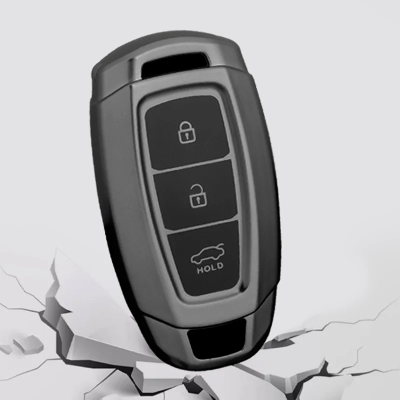 حافظة مفاتيح السيارة لشركة هيونداي I30 Ix35 كونا إنسينو سولاريس أزيرا غراندور Ig أكسنت سانتا في باليسيد حامل فوب الملحقات الداخلية #3