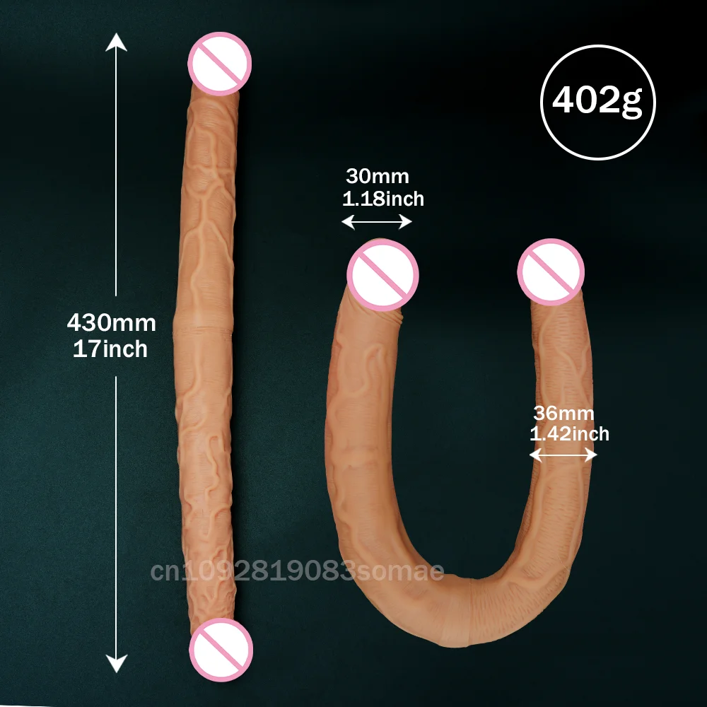 Realistischer Flexibler Doppelseitiger Dildo Für Analspiel_voghion.com