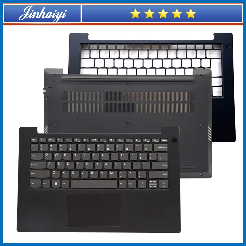 

For laptop V14 G3 G4 ABA IAP palm rest keyboard bottom shell top upper cover back case base 5CB1H80155 5CB1H80148