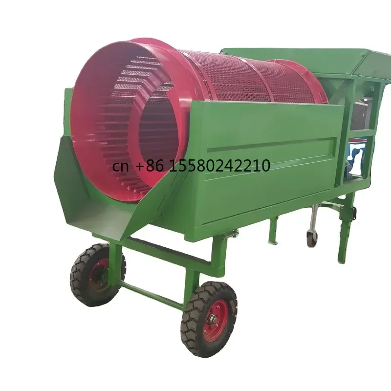 2026 hot for Rotary Drum Sieve Sand and Gravel Separator Small Trommel Screen Sand Stone Mobile Trommel Screen