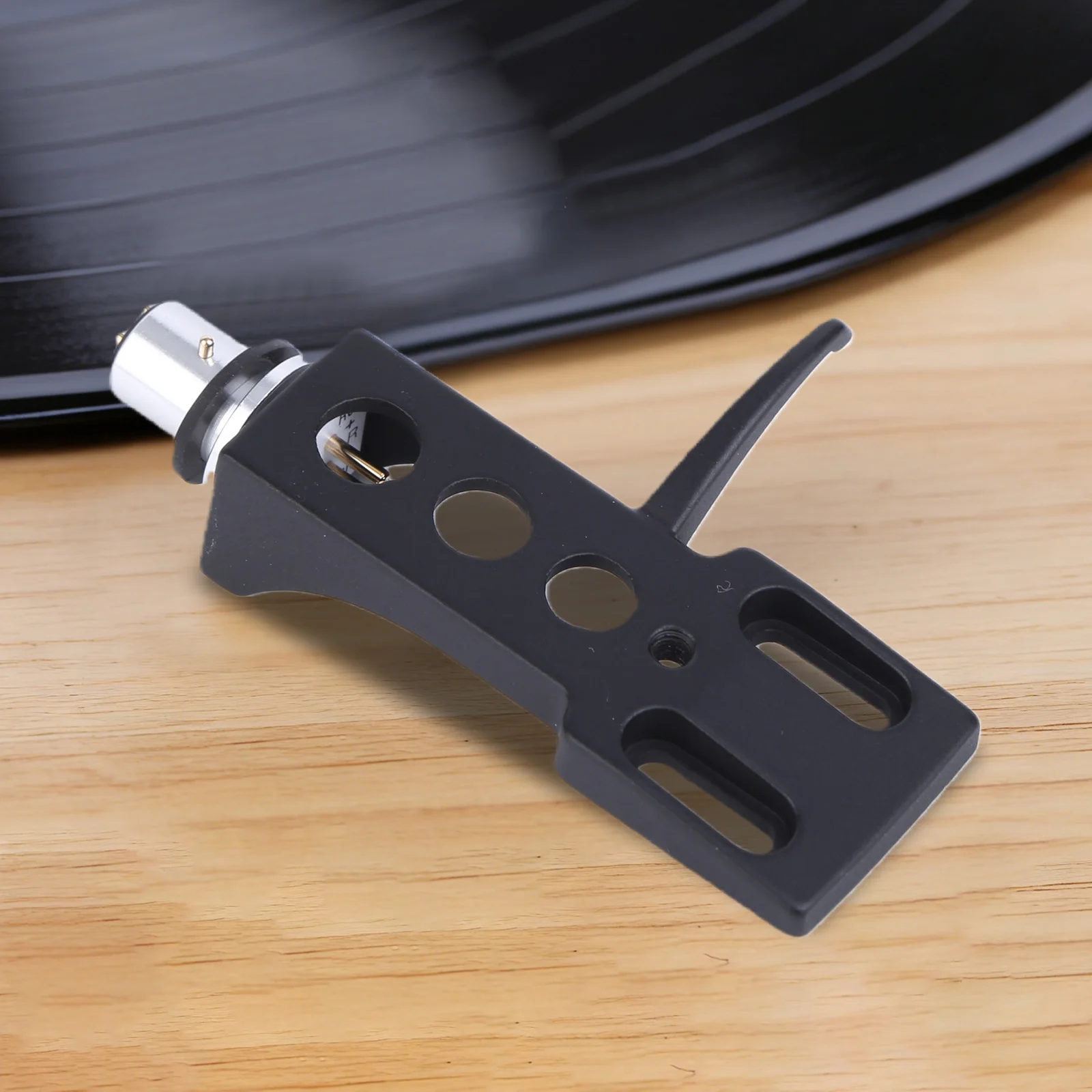Turntable Headshell with 4 Lead Wires Cartridge Headshell Holder Kit for LP Vinyl Pickup Record Player Phonograph
