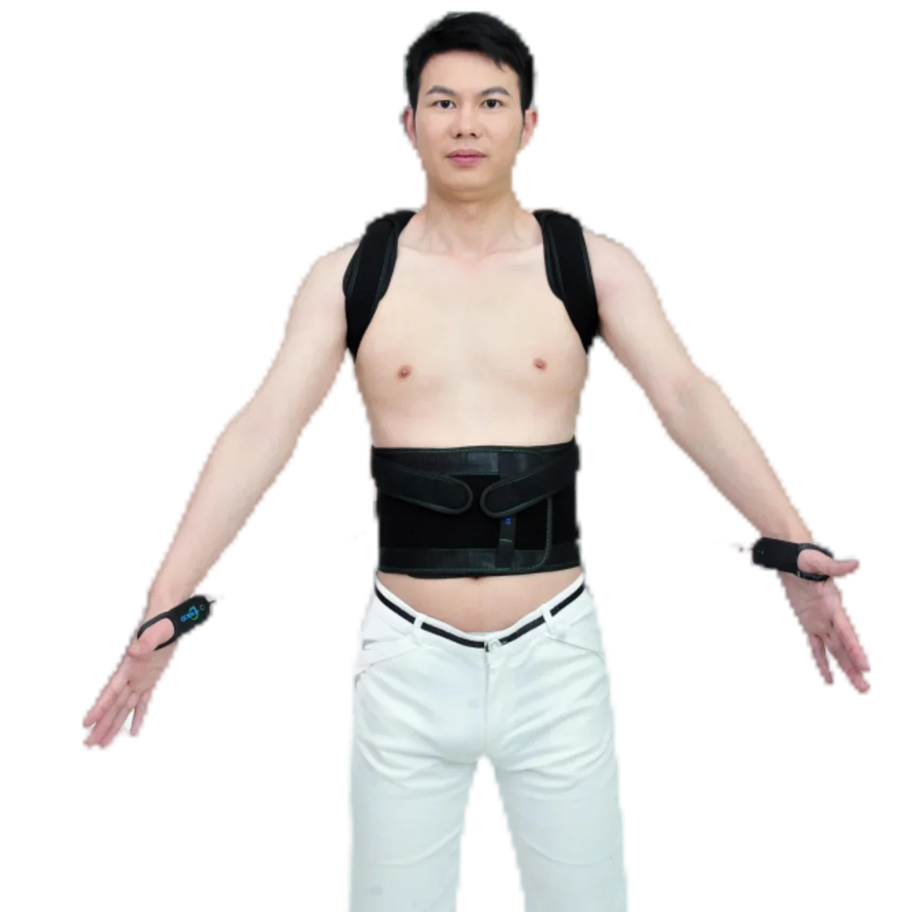 Plastic Adjustable orthosis medical brace wholesale woman men back support brace