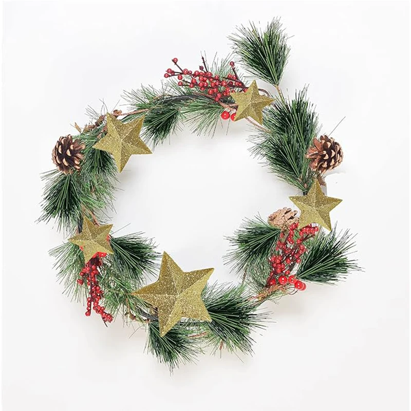 5/10 Stück künstliche Tannennadel, 11 cm, Zweig, grüne Pflanze, Tannennadel für DIY, Weihnachten, Thanksgiving, Hochzeit, Hausgarten, Dekoration – Detail 8