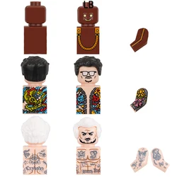 De Maffia Tattoo Gangster Model Blokken MOC Bricks Set Geschenken Speelgoed Voor Kinderen LB01 LB02 LB03