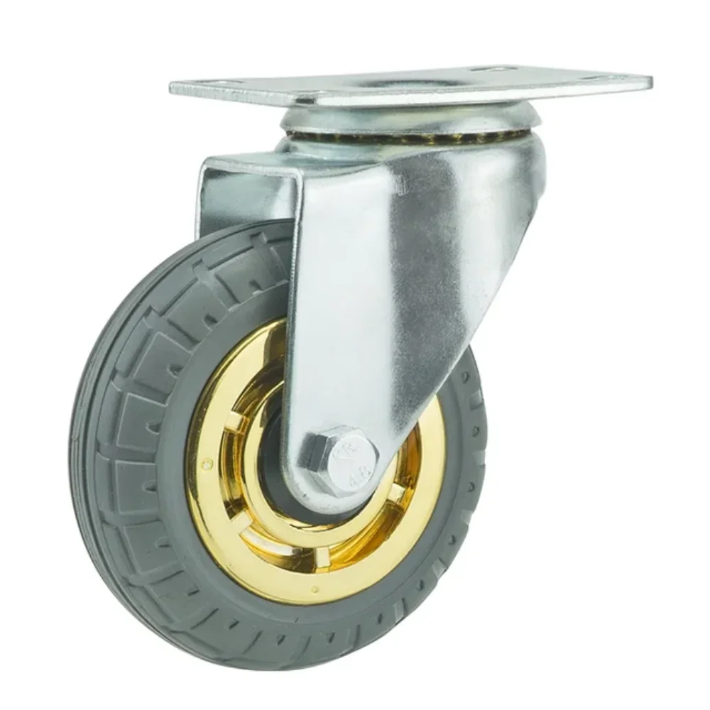 

Noiseless Furniture Caster Wear Resistant Transporter Swivel Caster Hardwares Heavy Loads Roller Wheel Tire Trolley Chair Mover