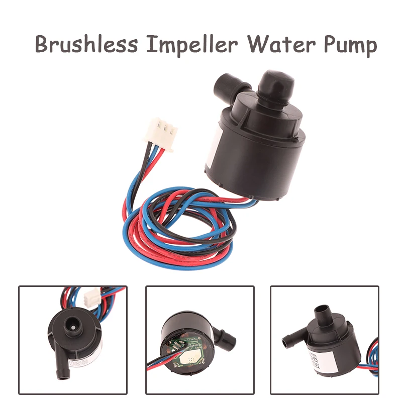 

1Pcs 12V Brushless Impeller Water Pump Support PWM Speed Regulation Waterproof Sealed Centrifugal Silent Small Circulation Pump