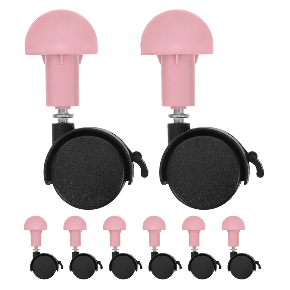 

8Pcs Cat Cage Casters Heavy Duty Swivel Wheels Pet Crate Replacement Silent Rollers Easy Mobility Pet Carrier Crate Casters