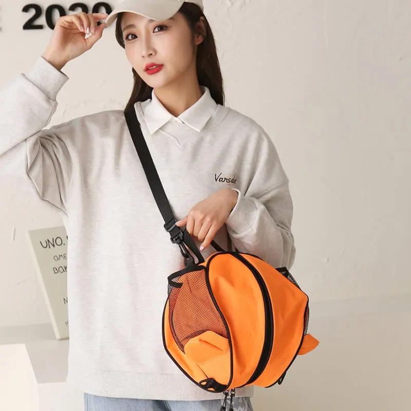 Portable round shape basketball backpack sports Training Bags Soccer Football Volleyball Ball Fitness Storage Gym Sack Pack