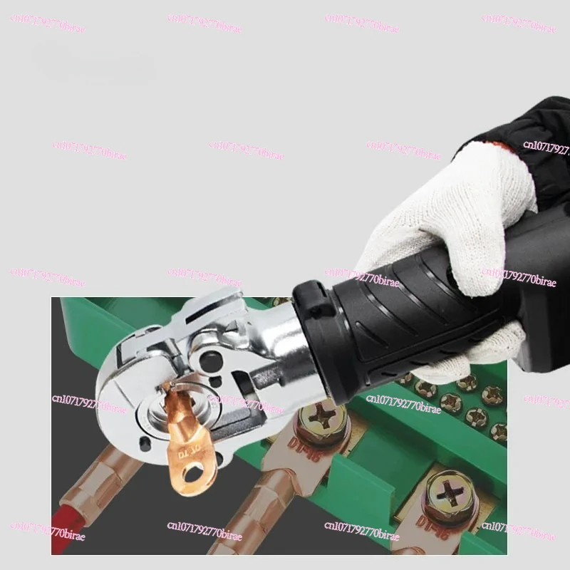 

Гидравлические клещи с прямой ручкой и литиевой батареей, открытые клещи для обжима медных и алюминиевых концов, гидравлический инструмент для кабельных трубок