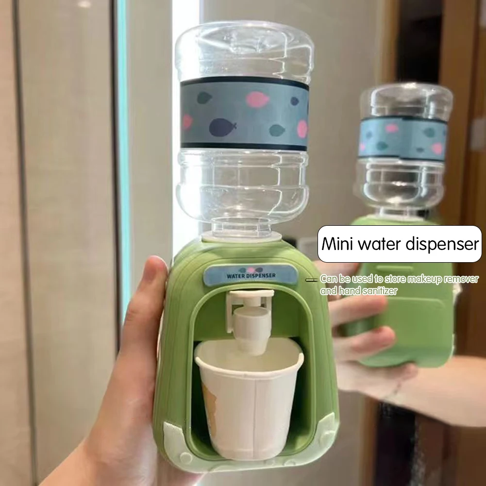 1PC Children's Mini Water Dispenser Toy Cartoon Water Dispenser Rotatable And Detachable Cartoon Interactive Kids Toys Gift