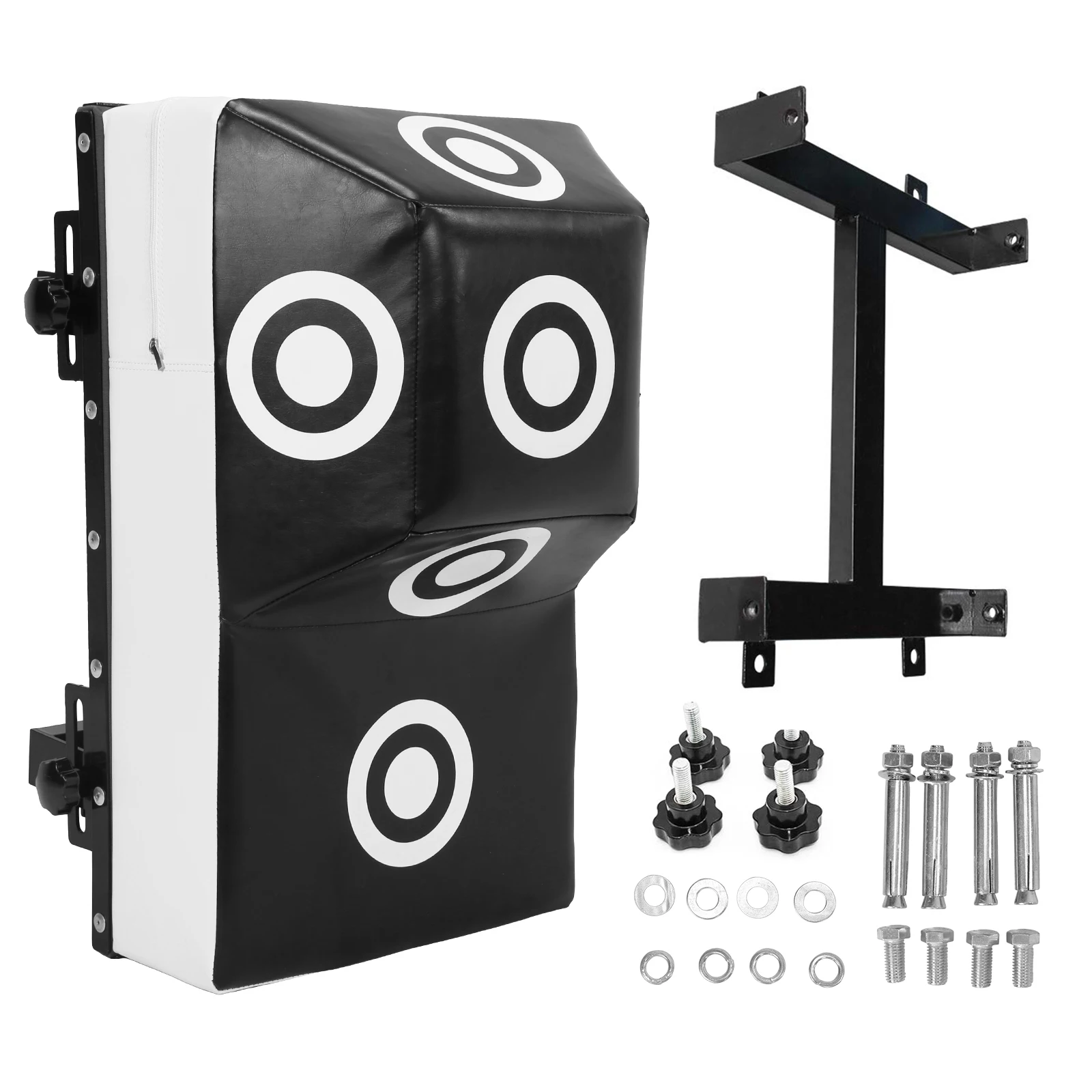 حقيبة تدريب الملاكمة ذات القطع العلوي على الحائط، هدف اللكم الرغوي عالي الكثافة، أكياس الرمل الثقيلة، كيس اللكم، هدف التدريب للبالغين