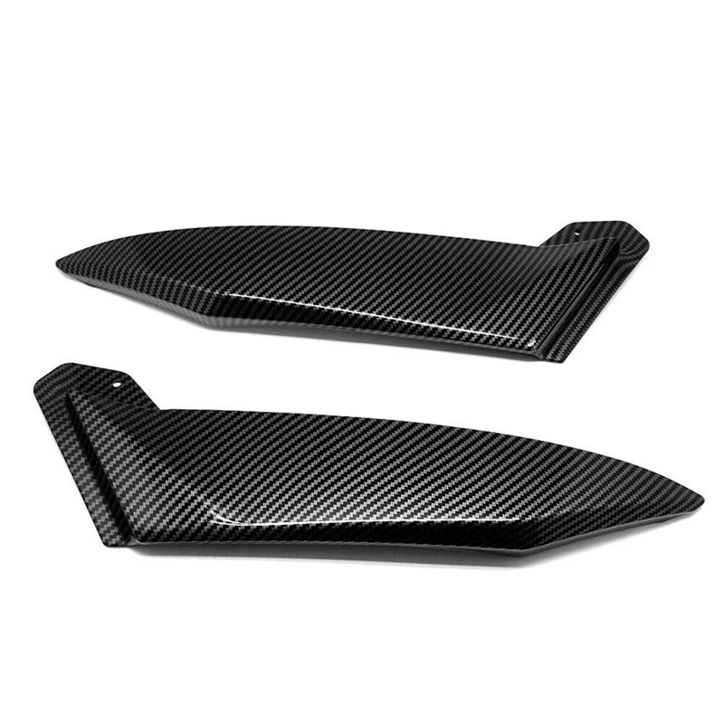 Motorcycle Gas Tank Side Trim Cover Panel Fairing Carbon Fiber Finish For Yamaha YZF R1 2002 2003