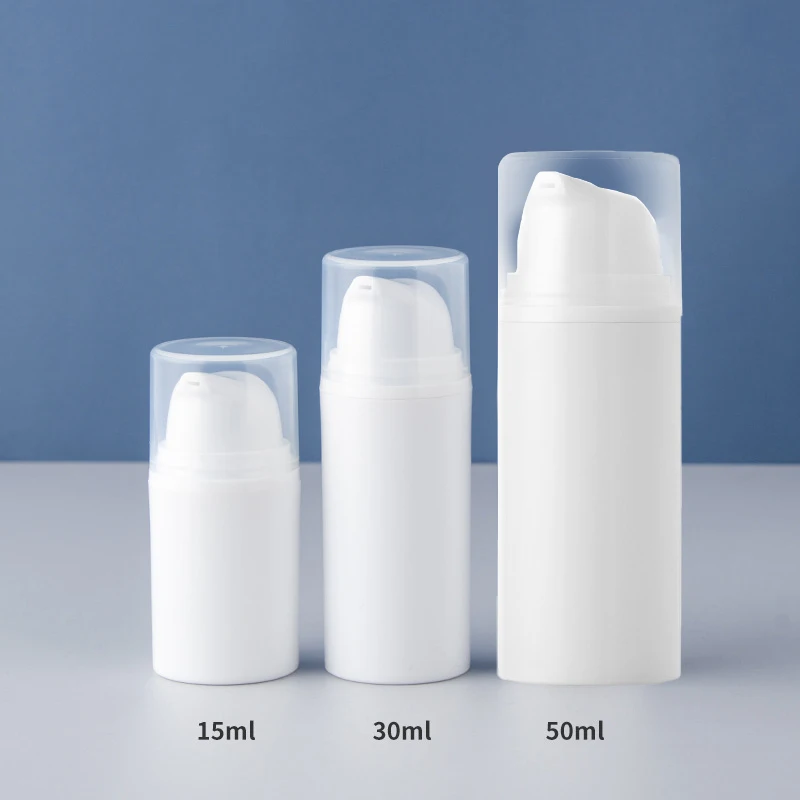 15/30/50ml Empty Airless Pump Bottles Mini Lotion Vacuum Cosmetic Containers  Make Up Travel Emulsion Bottle