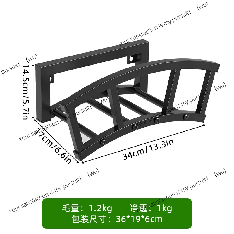 Garden Hose Stand Wall Mounted Storage Rack Holds 125 Foot Water Pipes