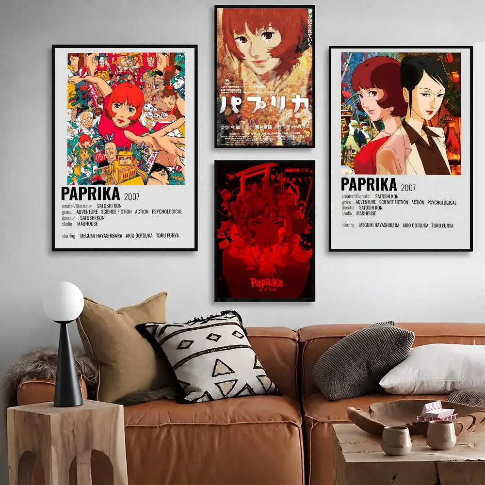 Anime Paprika   Character Print Japanese Graphic Streaming Film Style Wall Artwork Bedroom Decor Poster