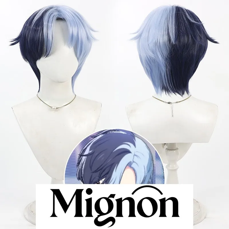 

Проект Sekai Aoyagi Toya, парик для косплея, двухцветные волосы, рваные корни, подарок на Хэллоуин