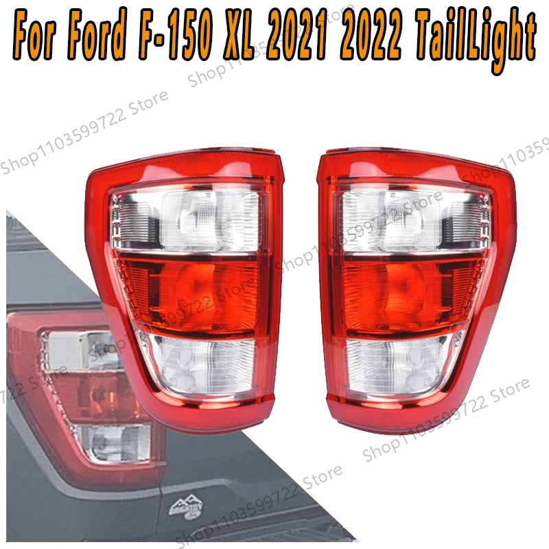 For Ford F-150 XL 2021 2022 No Bulb Car Left Right Taillights Turn Signals Reverse Brake Lights Parking Lights Warning Lights