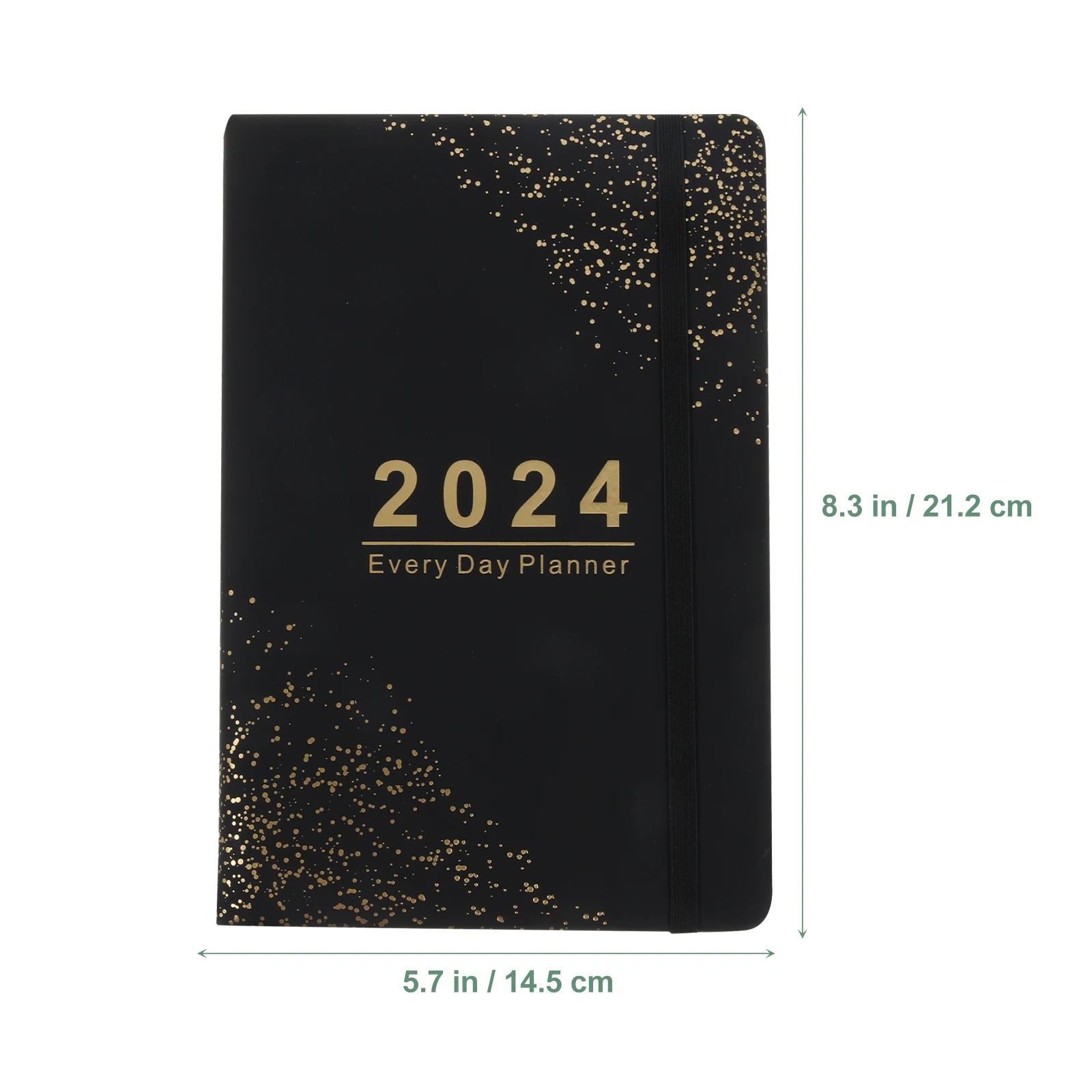 2024 Agenda A5 Planner Notebook 365 Days Calendar Book Daily Weekly Plan Diary Office School Supplies Gift English Laptops