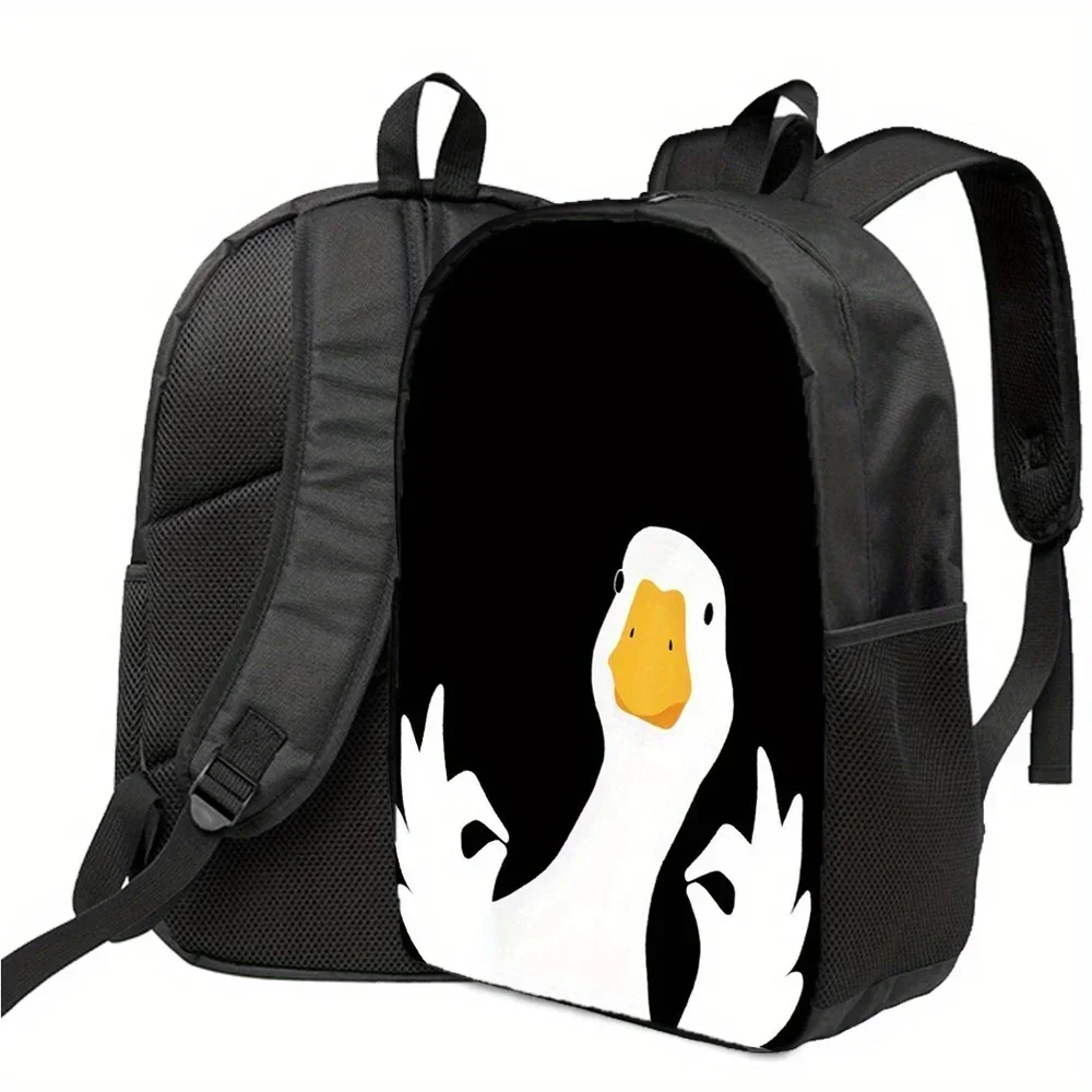 Custom Bag Casual Backpack, Laptop Bag, Black Carry-on Luggage, Adjustable Shoulder Strap, Sports Style, Cartoon Print Design Co