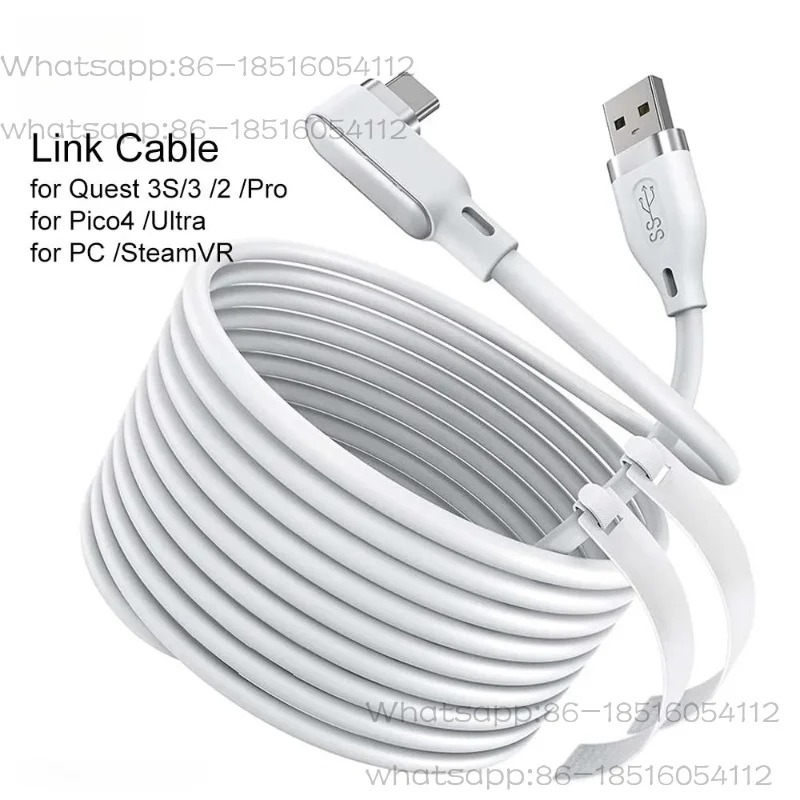 

Brand New 5m Link Cable for Quest 3S/3/2/Pro USB Cable for PICO 4/4 Ultra VR Accessories