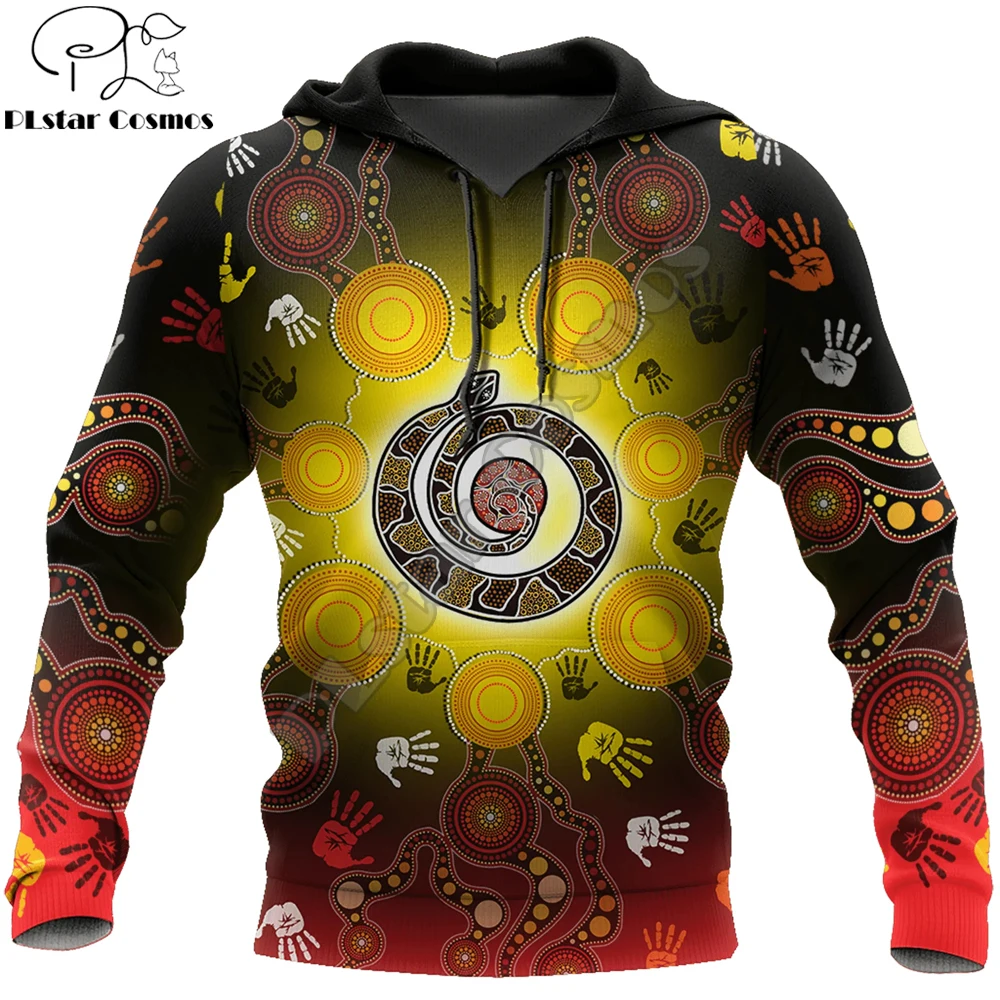 

Aboriginal Australia Snake Indigenous 3D All Over Printed Mens zip hoodies Autumn Unisex pullover Casual Jacket Tracksuits TDD41