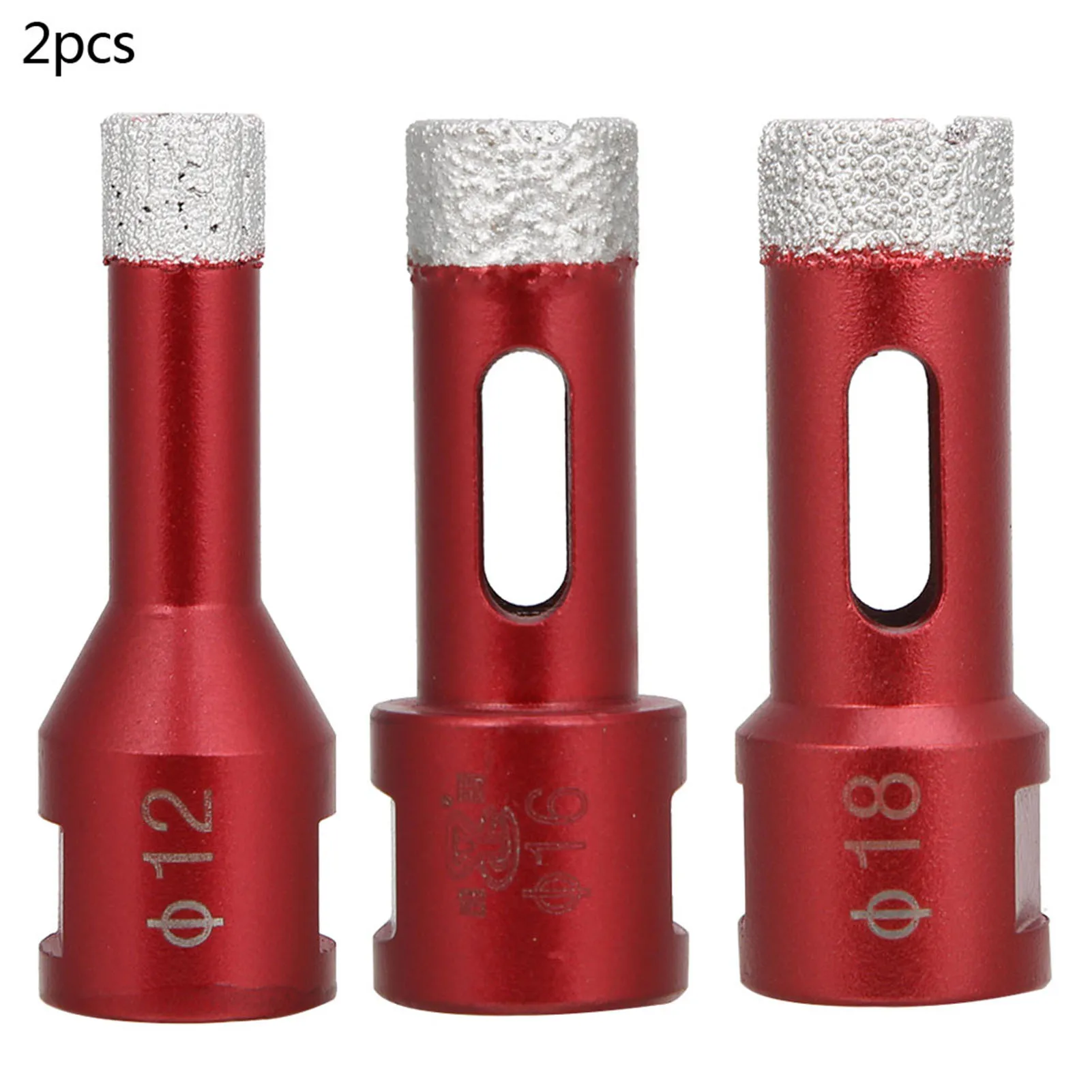 

Электрический инструмент, 2 шт., кольцевые пилы, бит с внутренней резьбой, угловая шлифовальная машина, аксессуары для керамической плитки, сверло