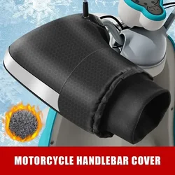 1 Pair Motorcycle Handlebar Muffs Winter cycling gloves Waterproof Handle bar Mitts Snowmobile E-Bike Motorbike Thermal Gloves