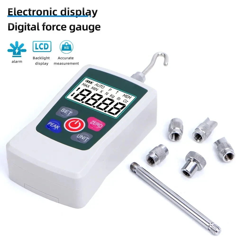 Digital Force Gauge Push Pull AMF With Backlight Electronic Dynamometer Portable Tester