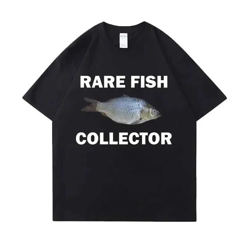 Camiseta divertida Unisex de algodón para hombre, camisa informal de gran tamaño, compra A un hombre, come pescado, el día, enseña A pescar, para toda la vida