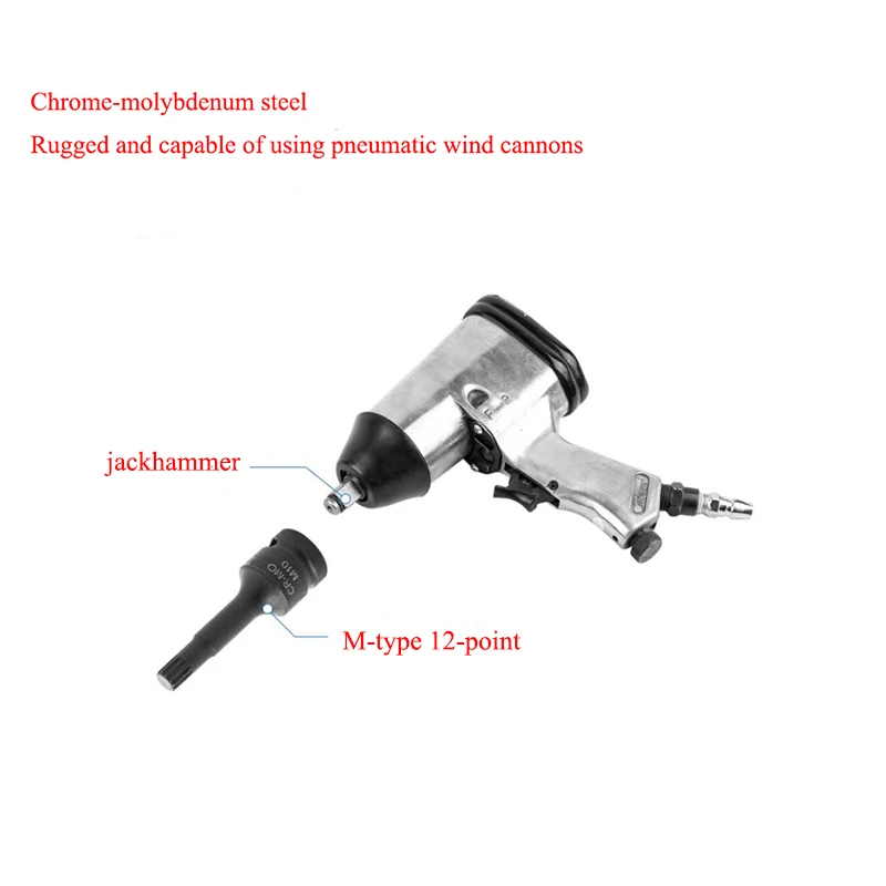 12 Point TORX Security Screwdriver Bit Set. S2 Steel Impact Driver M5 M6 M7 M8 M9 M10 M11 M12 M13 M14 M15 M16 M17 M18 M19 M22