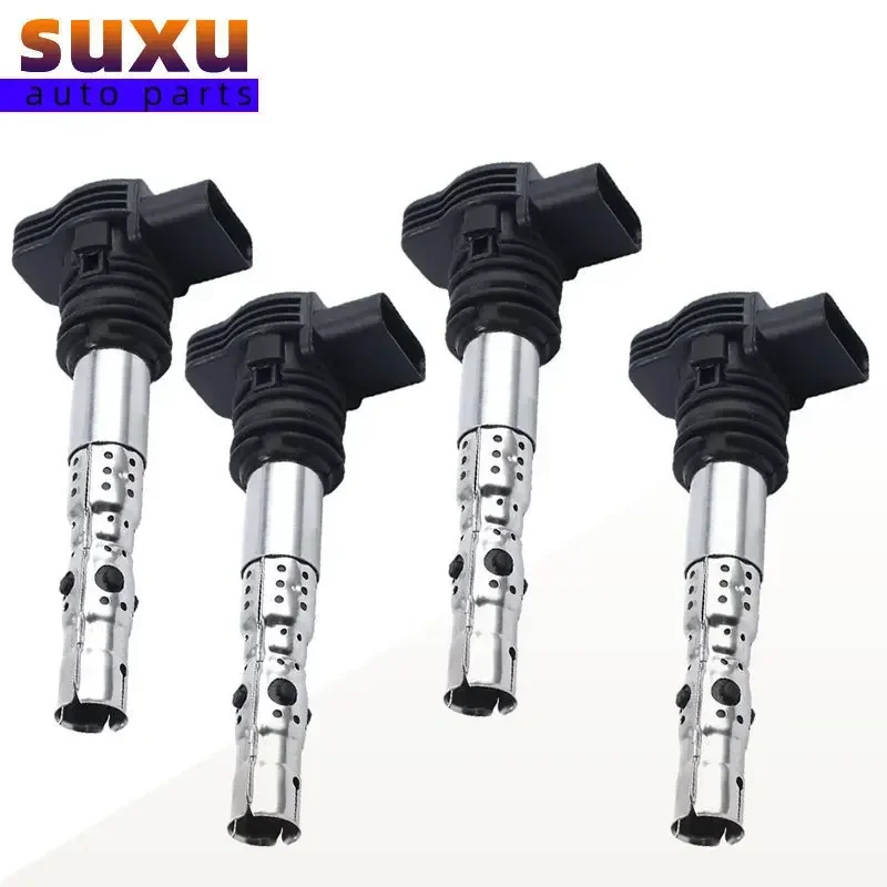 

High Quality Auto Engine Ignition Coils 0986221024 Fit For Audi A4 A6 S4 1.8T Vw Golf Sharan Beetle Passat B5 06A905115