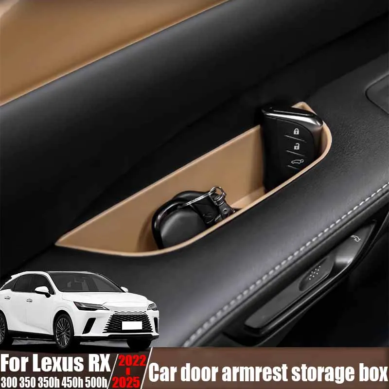 For Lexus RX 300 350 350h 450h 500h 2022-2025 modified car door armrest storage box car interior storage accessories waterproof