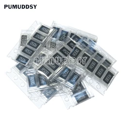 50PCS 1% 2512 SMD Resistor Samples kit 10ValueX5PCS=50pcs 1R00 R500 R470 R330 R220 R200 R150 R100 R050 R010