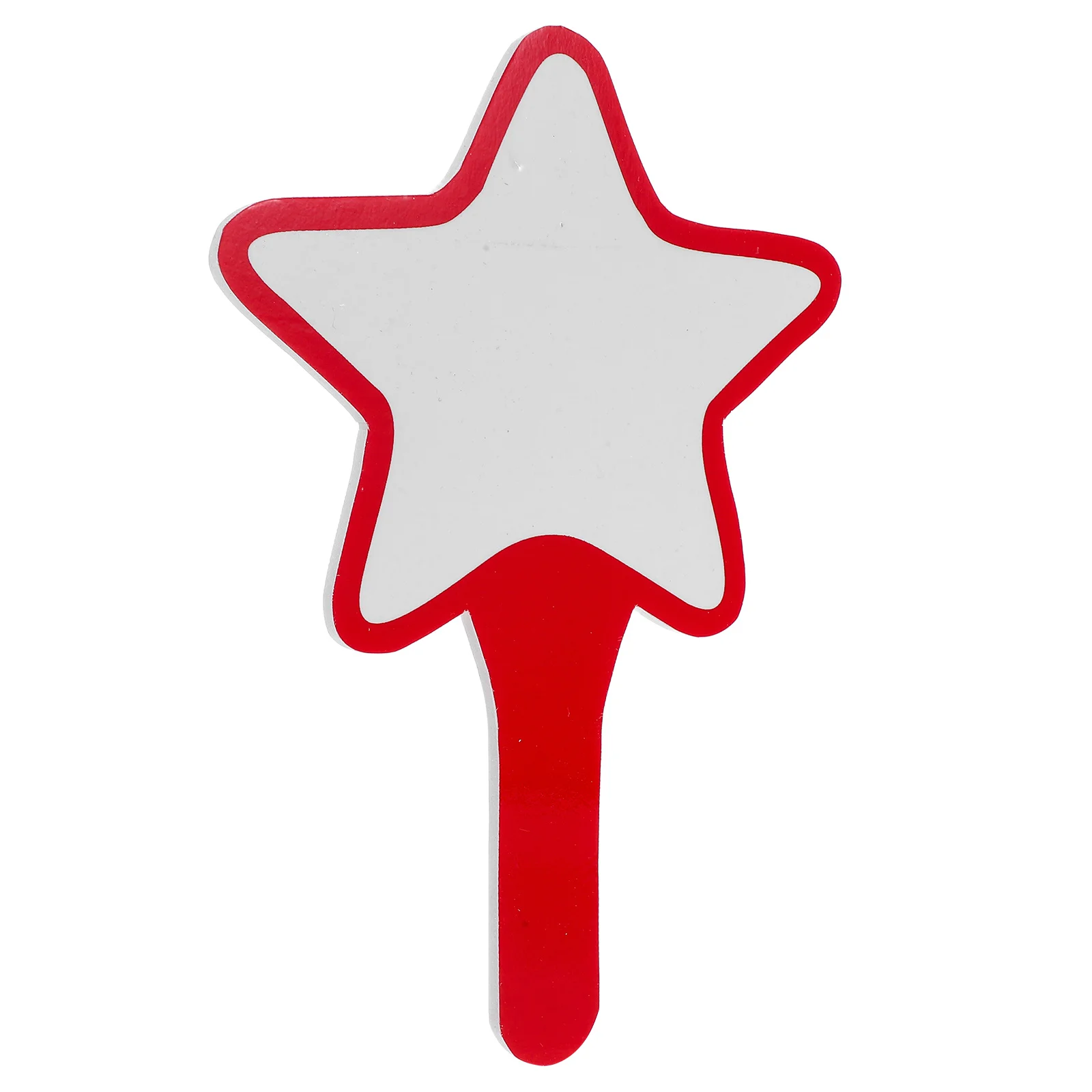 Blank DIY Paddle Small Handheld Whiteboard Portable Score Board Auction Voting Bidding Erasable Dry Erase Paddle