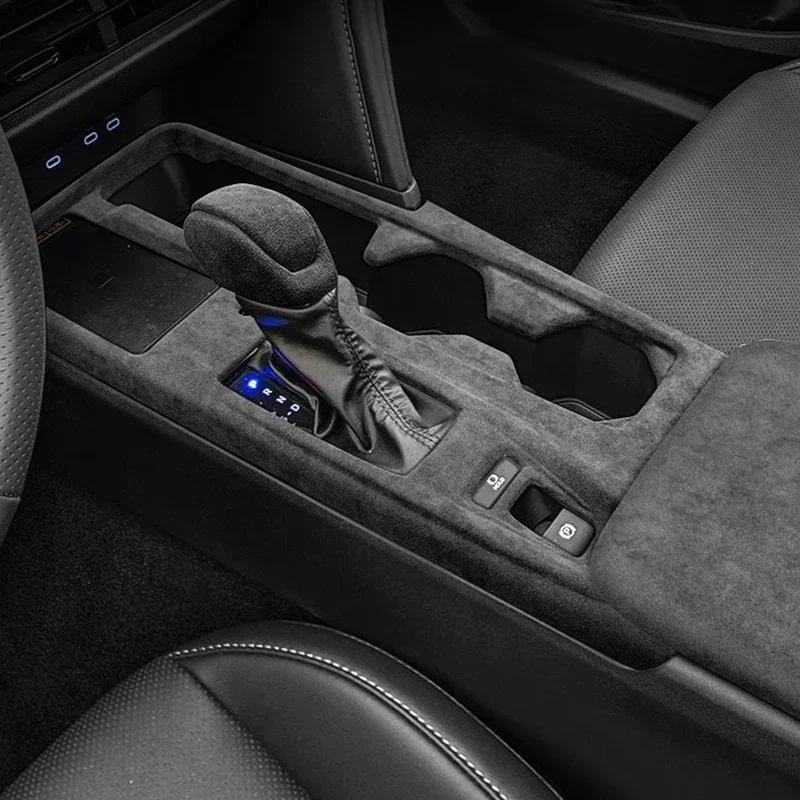 

Накладка из алькантары, замша, автомобильная панель переключения передач, подлокотник, оконные кнопки, комплекты внутреннего украшения для Toyota CAMRY 2024 2025