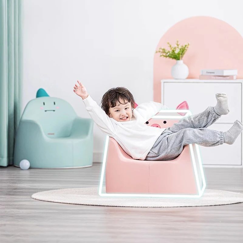 Minisofá para niños, sillón para niños, asiento perezoso, creativo, bonito, juego de silla para relajarse, sala de juegos