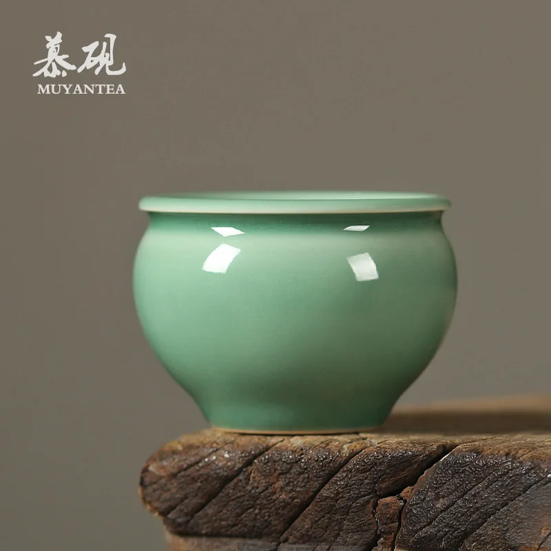 

Набор для кунг-фу Mutaoying Celadon Feng Shui Yan Shaoying, персональная чашка для дегустации чая, одиночная чашка
