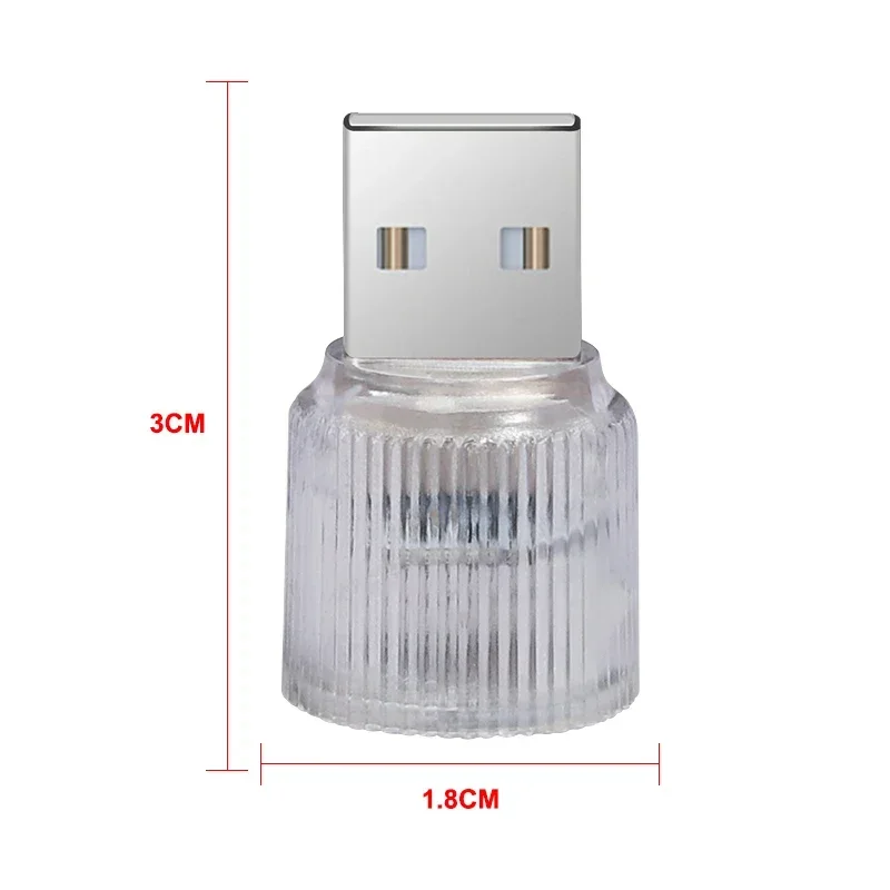 Car Styling USB Atmosphere Light Portable Car Mini LED Lamp  For Citroen berlingo xsara picass Car styling C2 C3 C4 C5 X7 - view 5