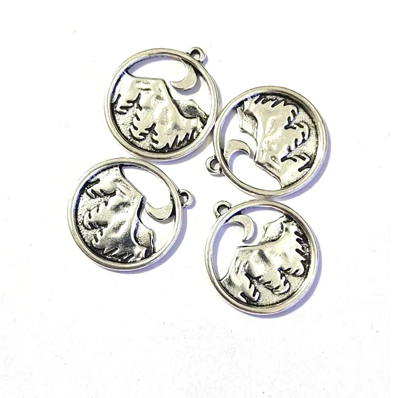 hzew 5pcs Lovely mountain moon  pendant charm Jewelry Gifts for women