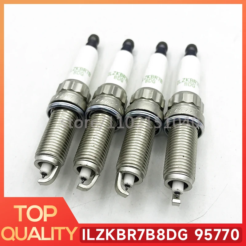 4PCS ILZKBR7B8DG 95770 Iridium Spark Plug For Peugeot Mini Cooper Citroen 0242129512 Car Auto Part