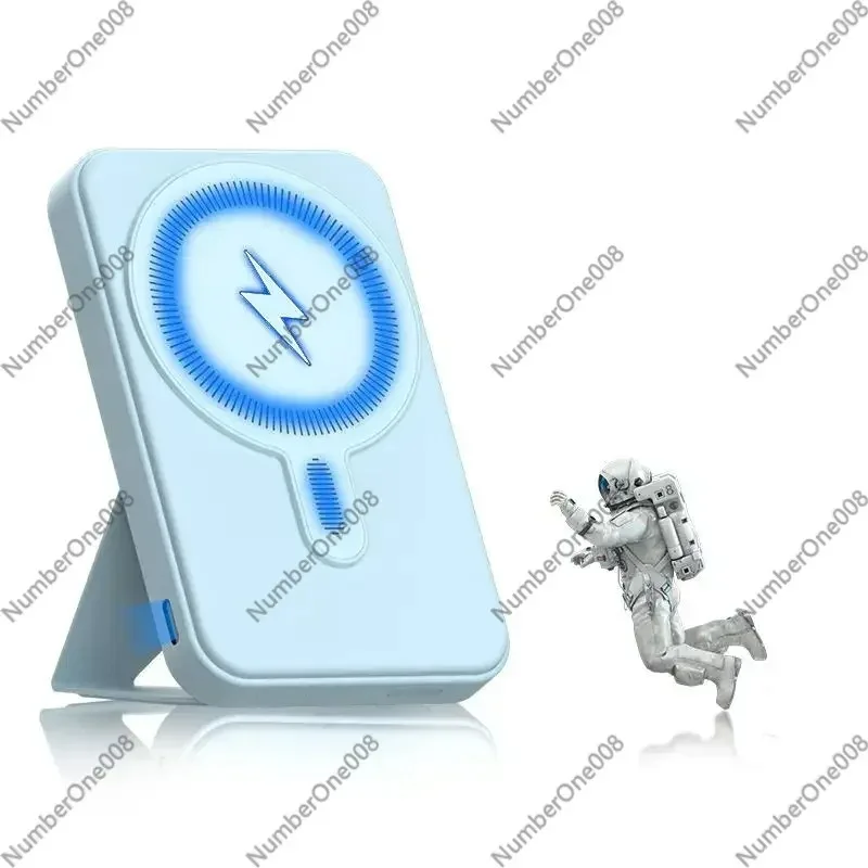 

Магнитный повербанк 65 Вт, ультратонкое миниатюрное портативное беспроводное зарядное устройство, магнитный аккумулятор с быстрой зарядкой