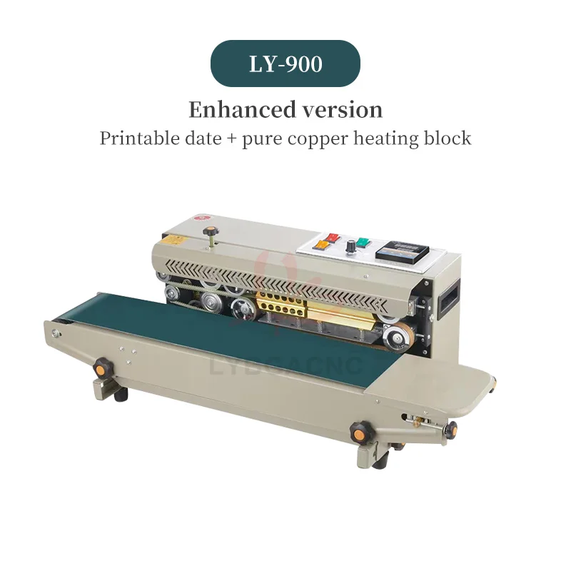 آلة الختم LY التلقائي المستمر فيلم سدادة حرارية لأكياس الشاي أكياس كعكة القمر وجبات خفيفة الغذاء كيس من البلاستيك تاريخ الطباعة