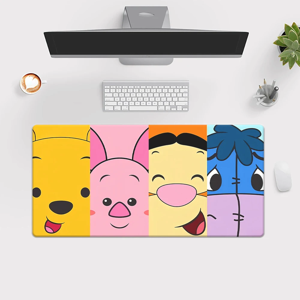 Large Mousepad XXL Winnie The Pooh  Pad Keyboard Gaming Accessories Mouse Mats Game Office Computer PC Gamer Laptop Desk Mat