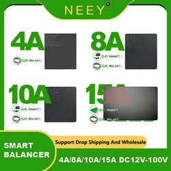 4TH NEEY 4A Active Balancer Lifepo4 Battery 15A 8A 10A Adapter Equalizer 2S 4S 24S 20V 48V 100V Li-ion Energy Equalization Smart